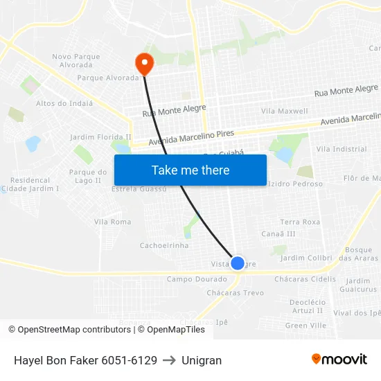 Hayel Bon Faker 6051-6129 to Unigran map