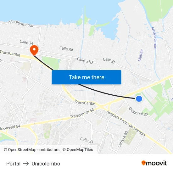Portal to Unicolombo map