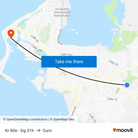 Kr 80e - Dg 31h to Curn map