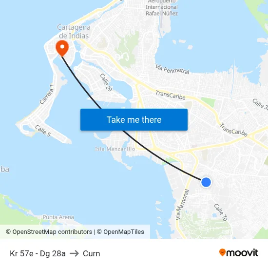 Kr 57e - Dg 28a to Curn map