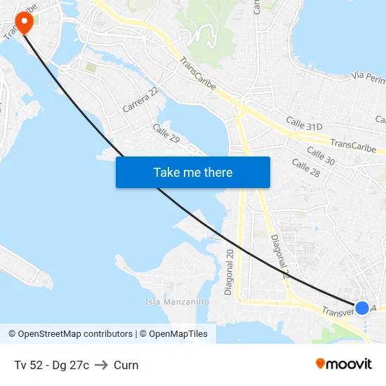 Tv 52 - Dg 27c to Curn map