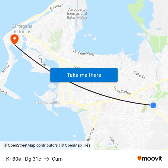 Kr 80e - Dg 31c to Curn map