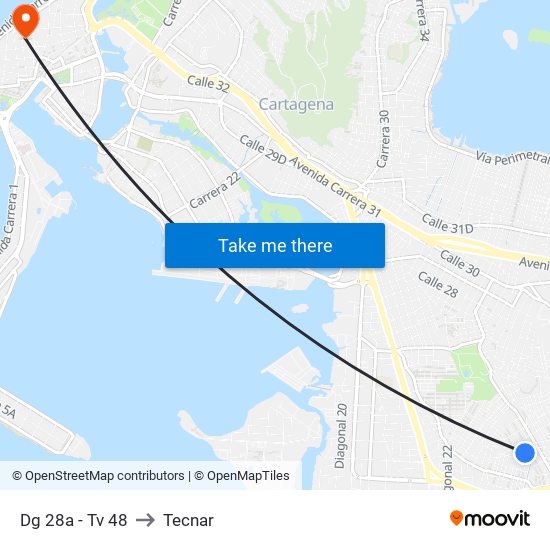 Dg 28a - Tv 48 to Tecnar map