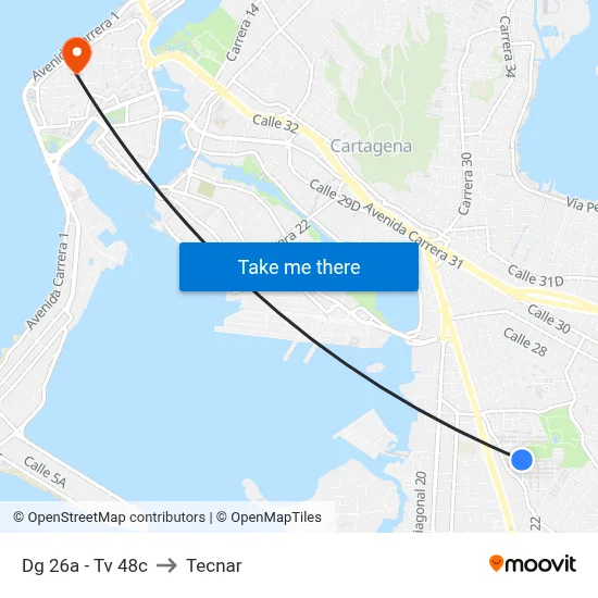 Dg 26a - Tv 48c to Tecnar map