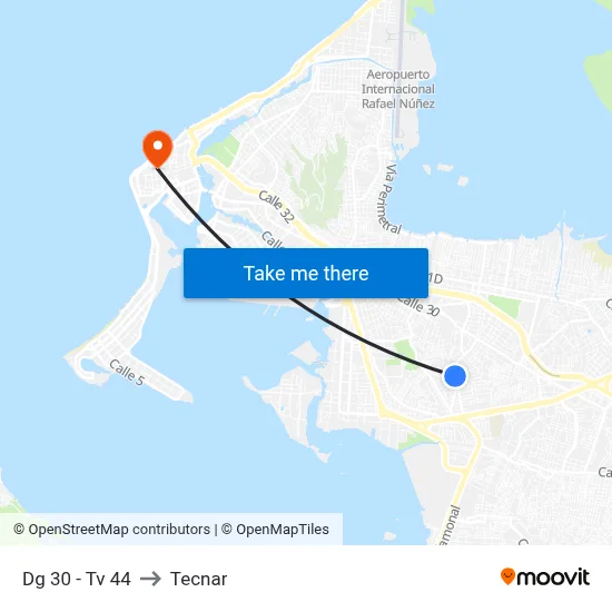 Dg 30 - Tv 44 to Tecnar map