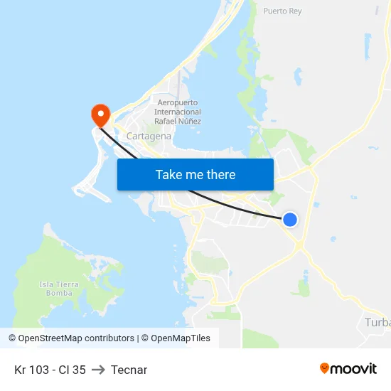 Kr 103 - Cl 35 to Tecnar map