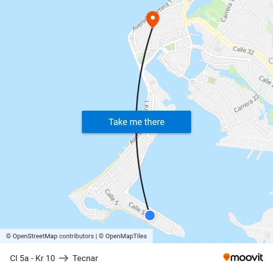 Cl 5a - Kr 10 to Tecnar map