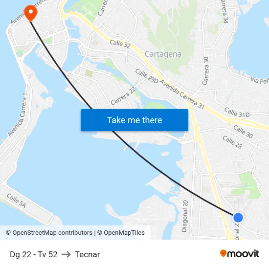 Dg 22 - Tv 52 to Tecnar map