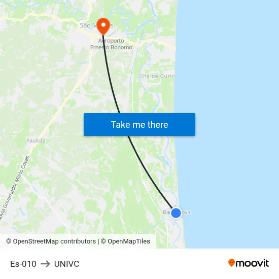 Es-010 to UNIVC map
