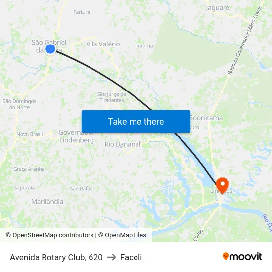 Avenida Rotary Club, 620 to Faceli map