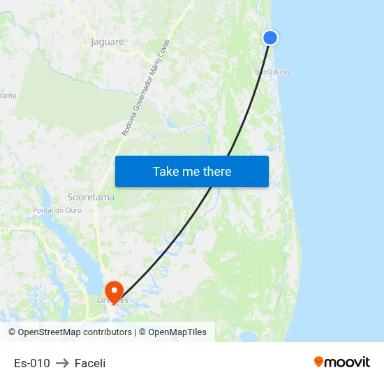 Es-010 to Faceli map