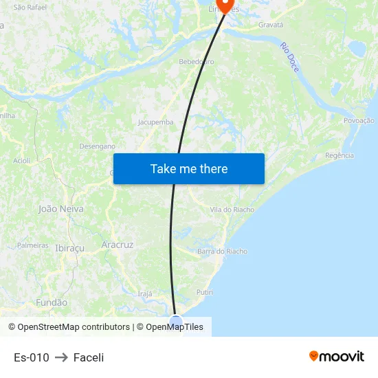 Es-010 to Faceli map