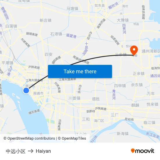 Zhongyuan Complex to Haiyan map