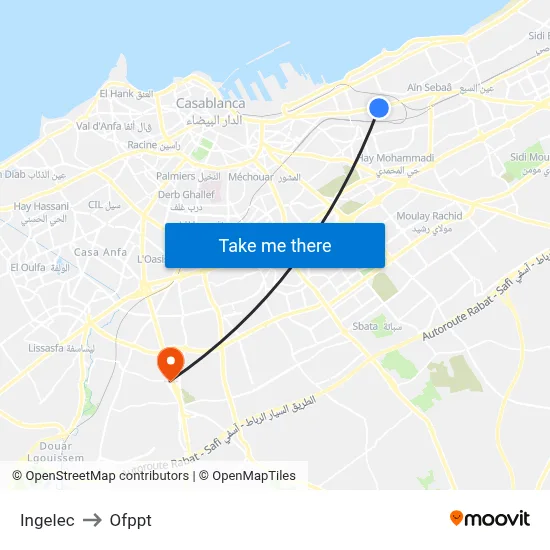 Ingelec to OFPPT map