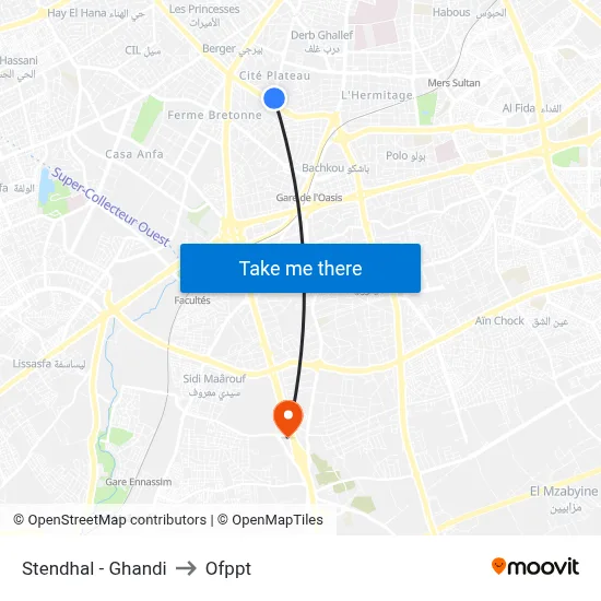 Stendhal - Ghandi to OFPPT map