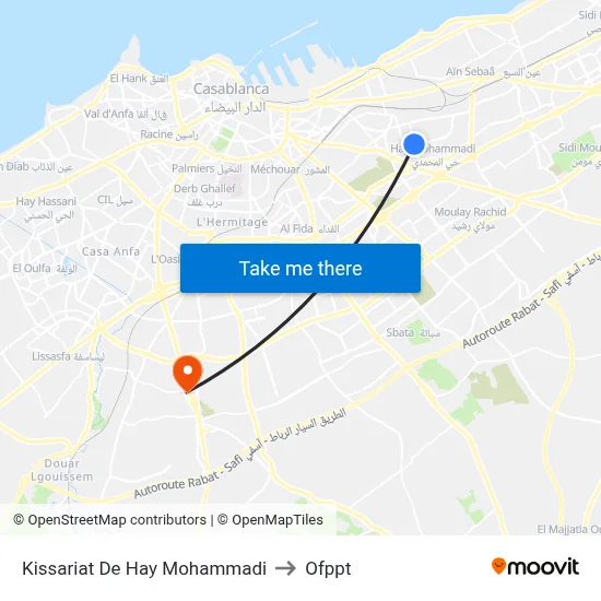 Kissariat De Hay Mohammadi to Ofppt map