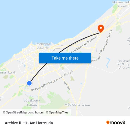Archive II to Aïn Harrouda map
