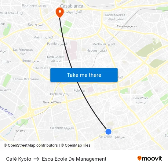 Café Kyoto to Esca-Ecole De Management map
