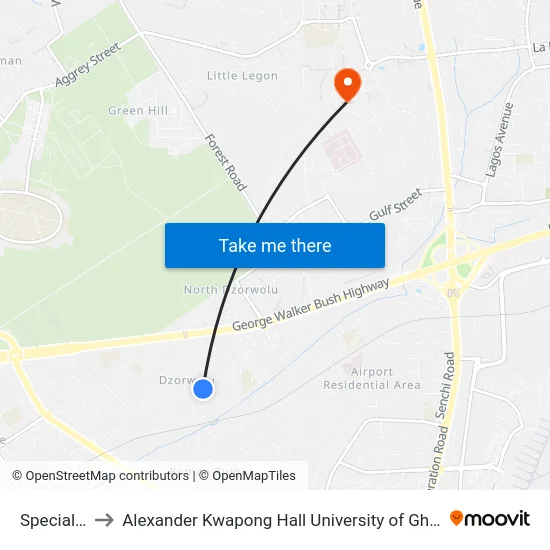 Special Ice to Alexander Kwapong Hall
University of Ghana, Legon map