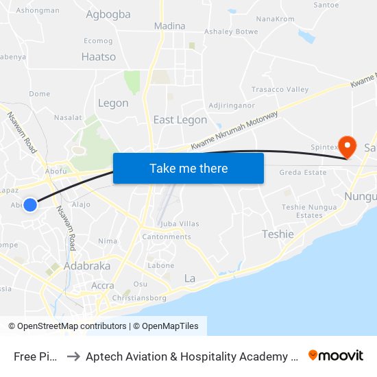 Free Pipe to Aptech Aviation & Hospitality Academy Gh. map