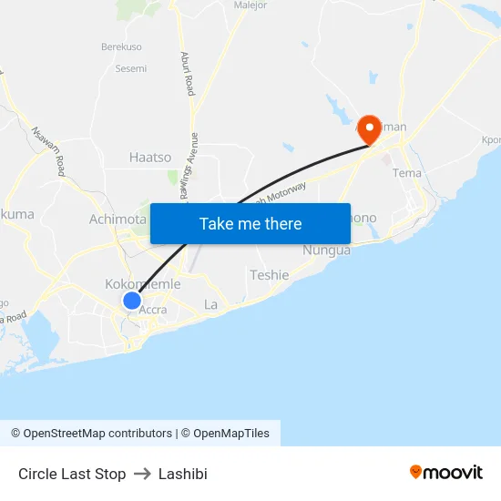Circle Last Stop to Lashibi map