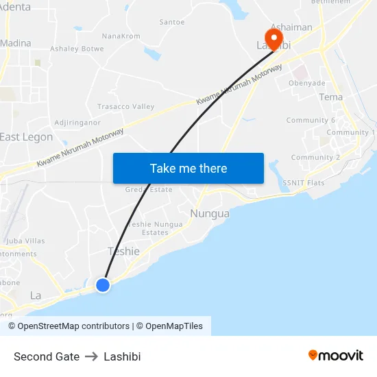 Second Gate to Lashibi map