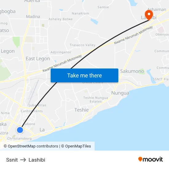 Ssnit to Lashibi map