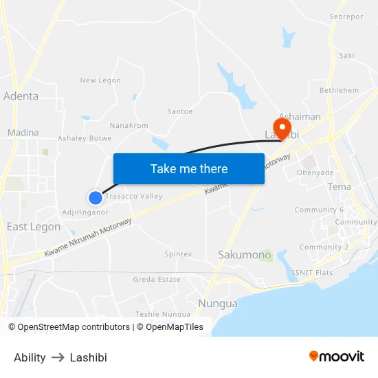 Ability to Lashibi map
