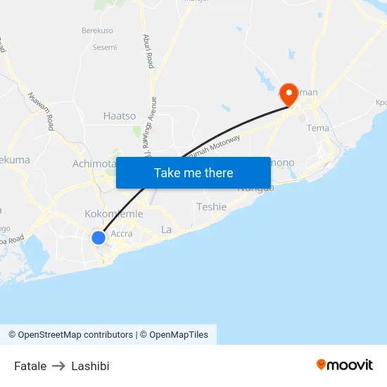 Fatale to Lashibi map