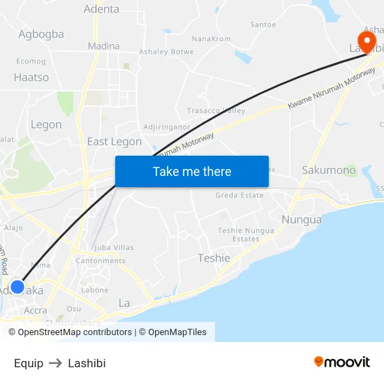 Equip to Lashibi map