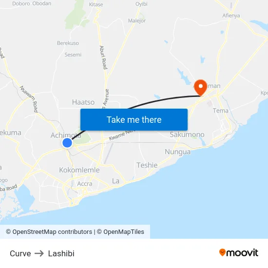 Curve to Lashibi map