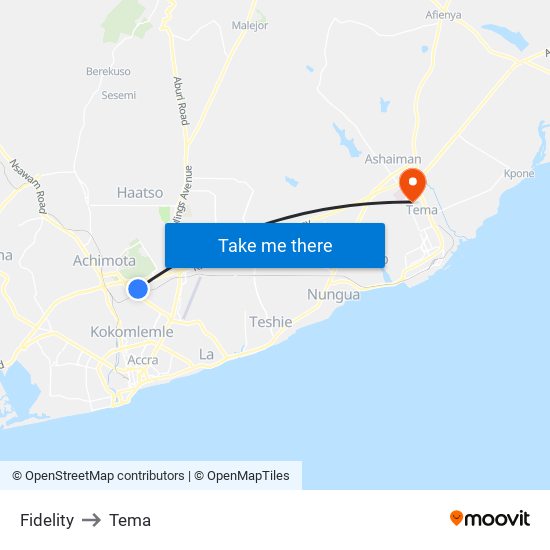 Fidelity to Tema map