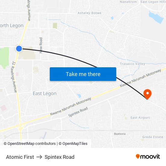 Atomic First to Spintex Road map