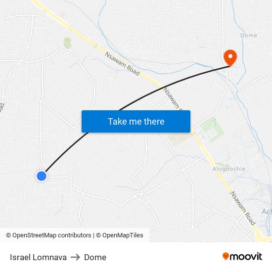 Israel Lomnava to Dome map