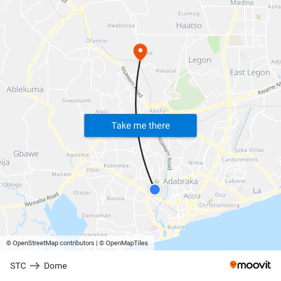 STC to Dome map