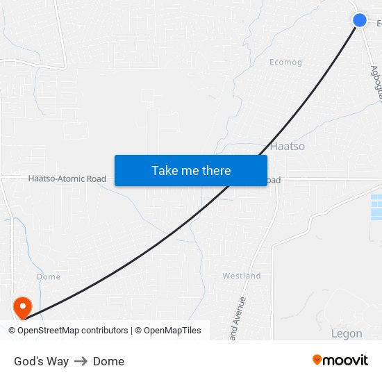 God's Way to Dome map