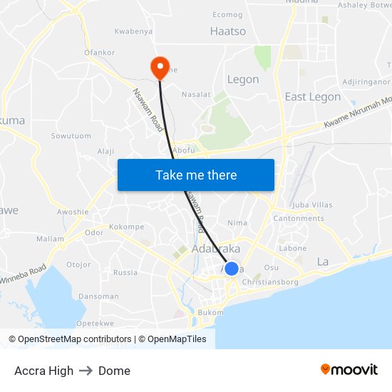 Accra High to Dome map