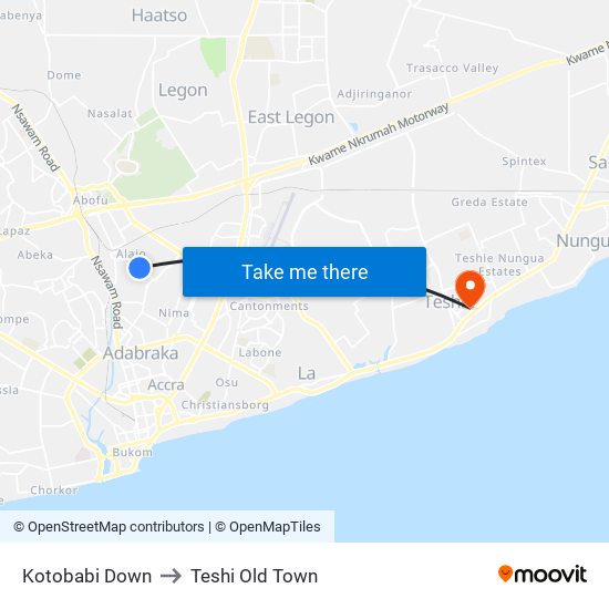 Kotobabi Down to Teshi Old Town map