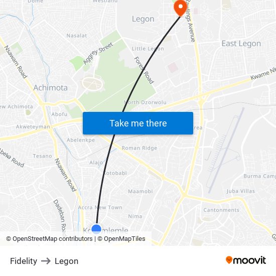 Fidelity to Legon map