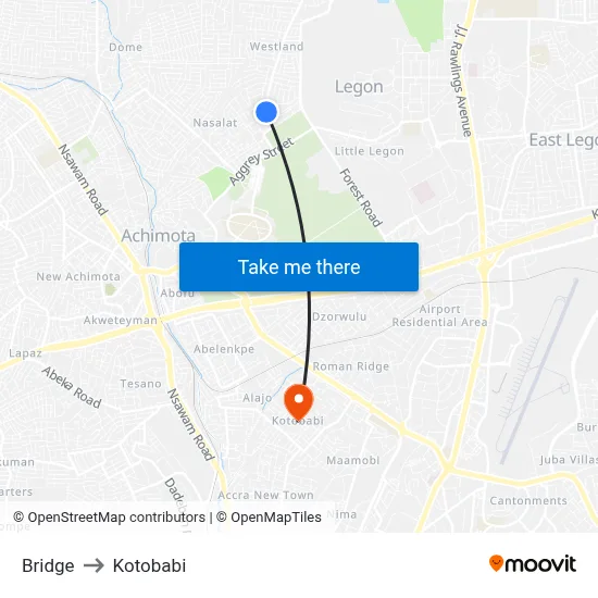 Bridge to Kotobabi map