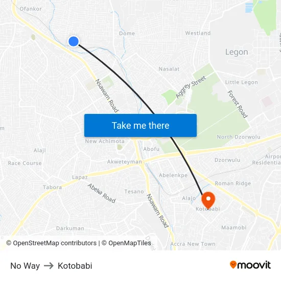 No Way to Kotobabi map