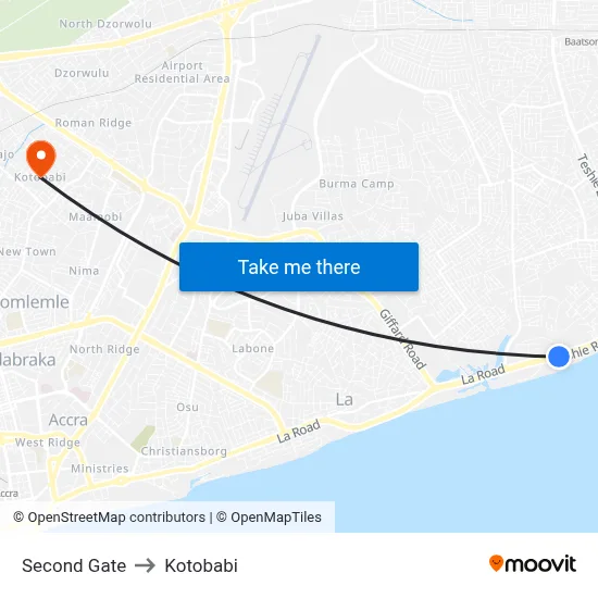 Second Gate to Kotobabi map