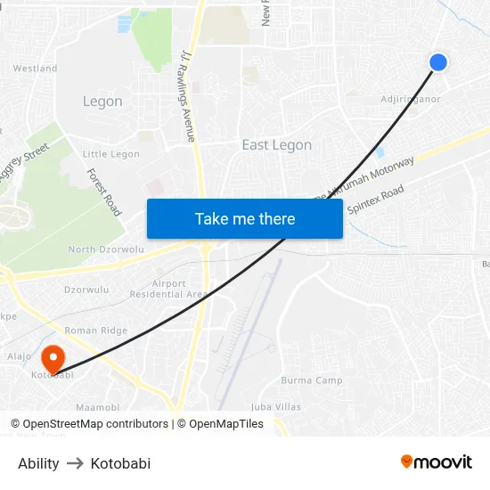 Ability to Kotobabi map