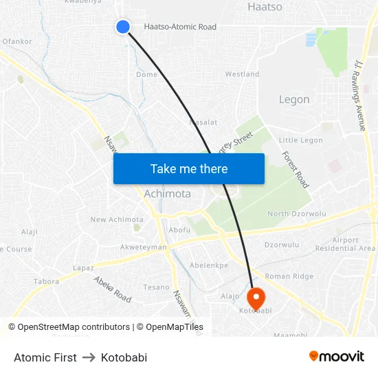 Atomic First to Kotobabi map