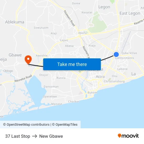 37 Last Stop to New Gbawe map