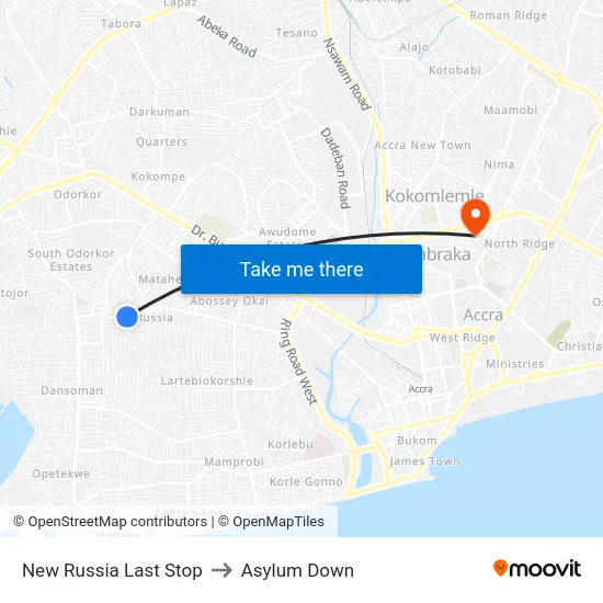 New Russia Last Stop to Asylum Down map