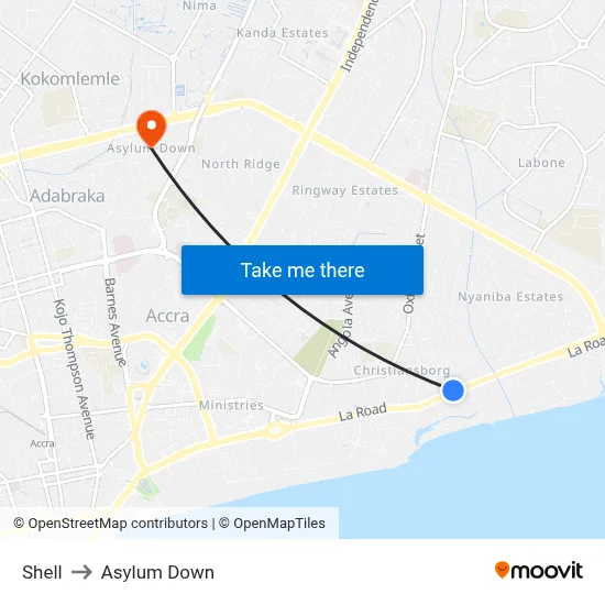 Shell to Asylum Down map