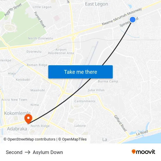 Second to Asylum Down map