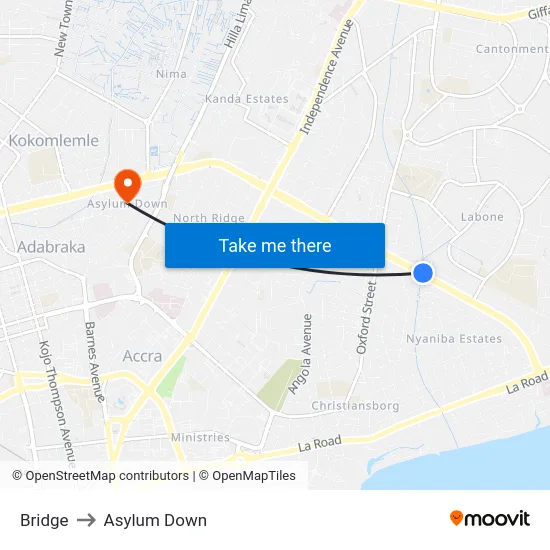 Bridge to Asylum Down map