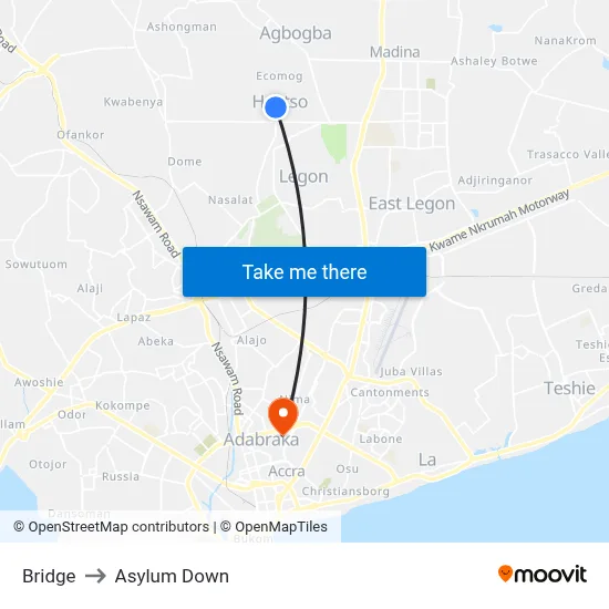 Bridge to Asylum Down map
